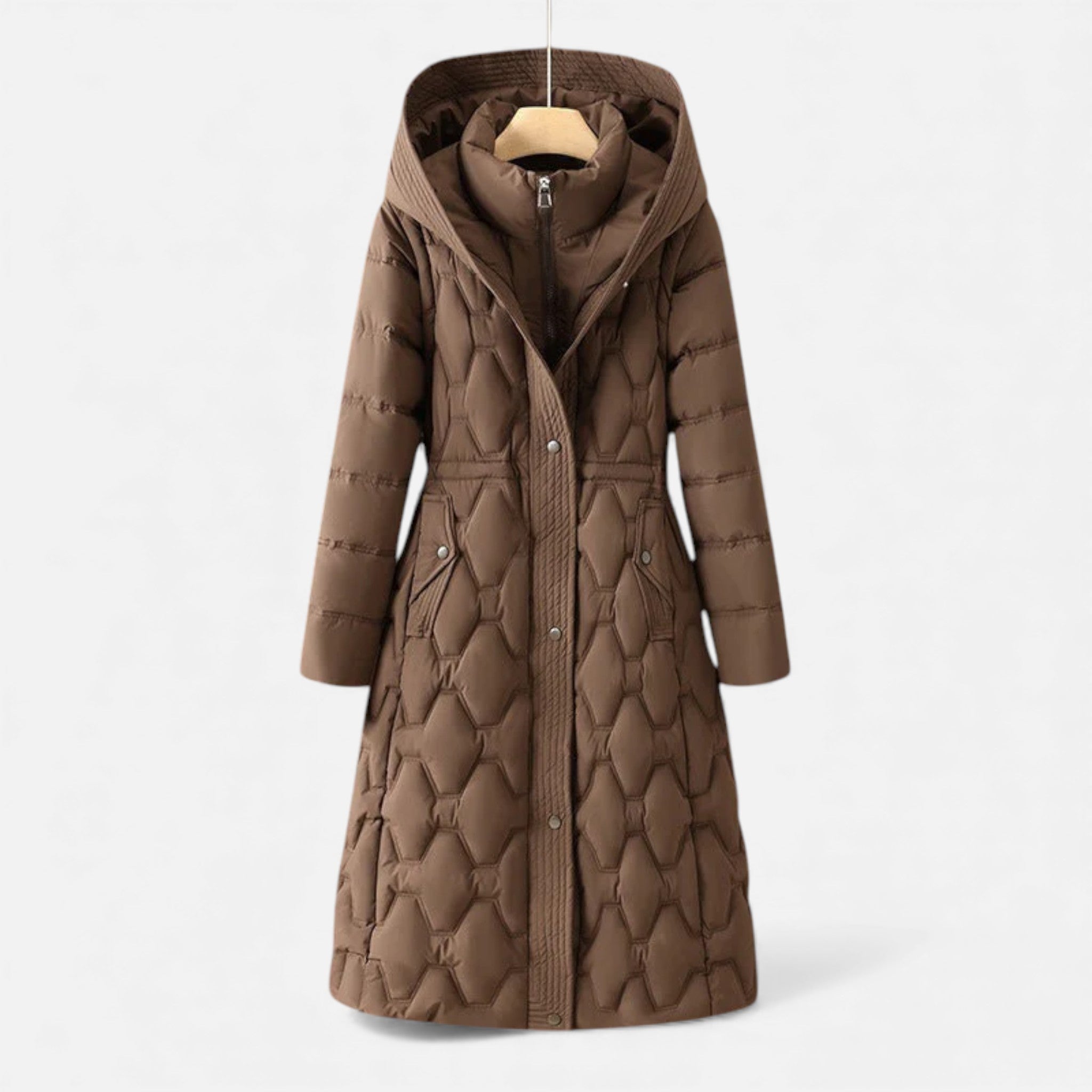 Aveline the Label | Women’s Quilted Longline Winter Coat