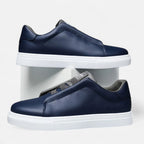 Men's Premium Leather Slip-On Sneakers