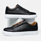 Men's Premium Leather Slip-On Sneakers