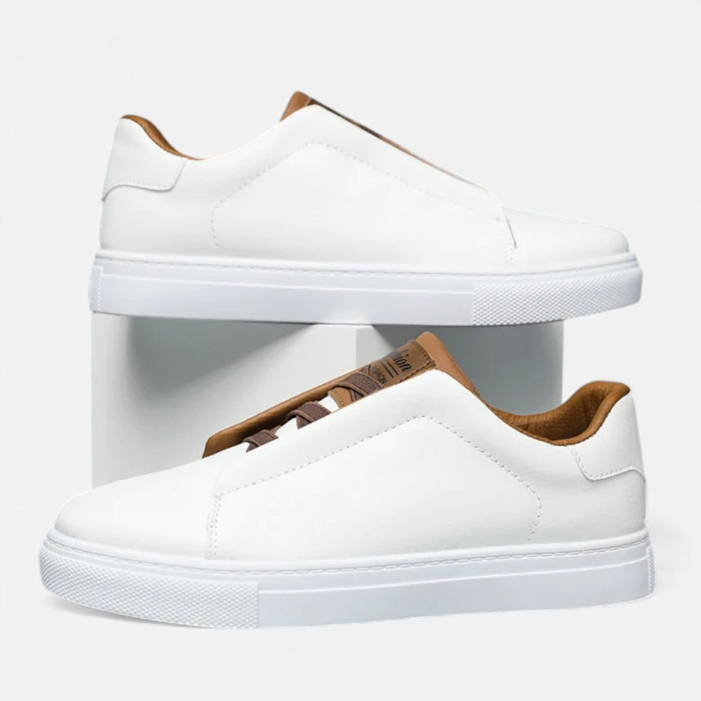 Aveline the Label | Men's Premium Leather Slip-On Sneakers