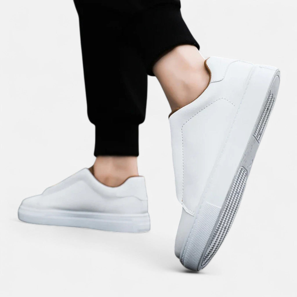 Aveline the Label | Men's Premium Leather Slip-On Sneakers