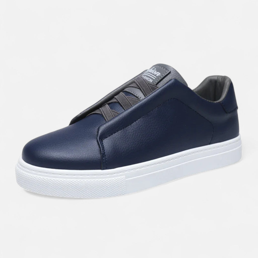 Aveline the Label | Men's Premium Leather Slip-On Sneakers
