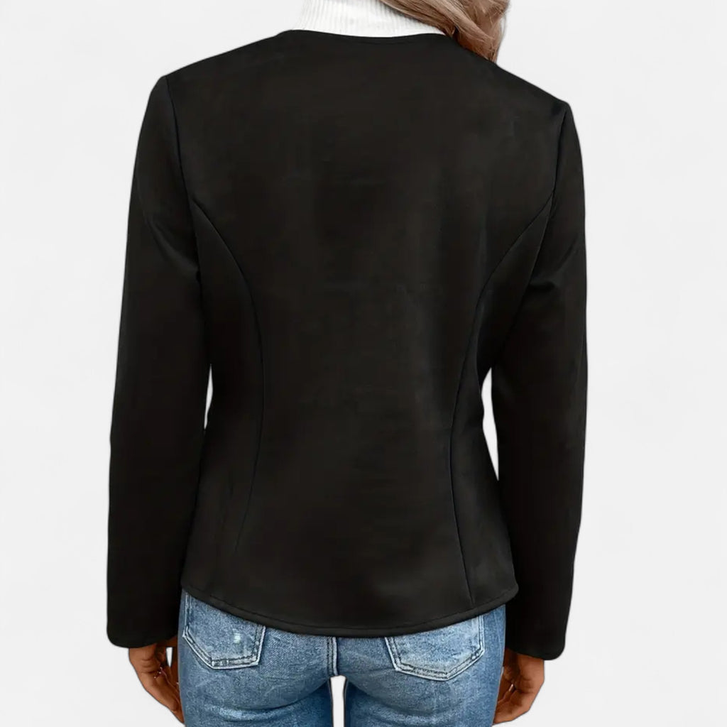 Aveline the Label | Women’s Cropped Jacket with Zipper