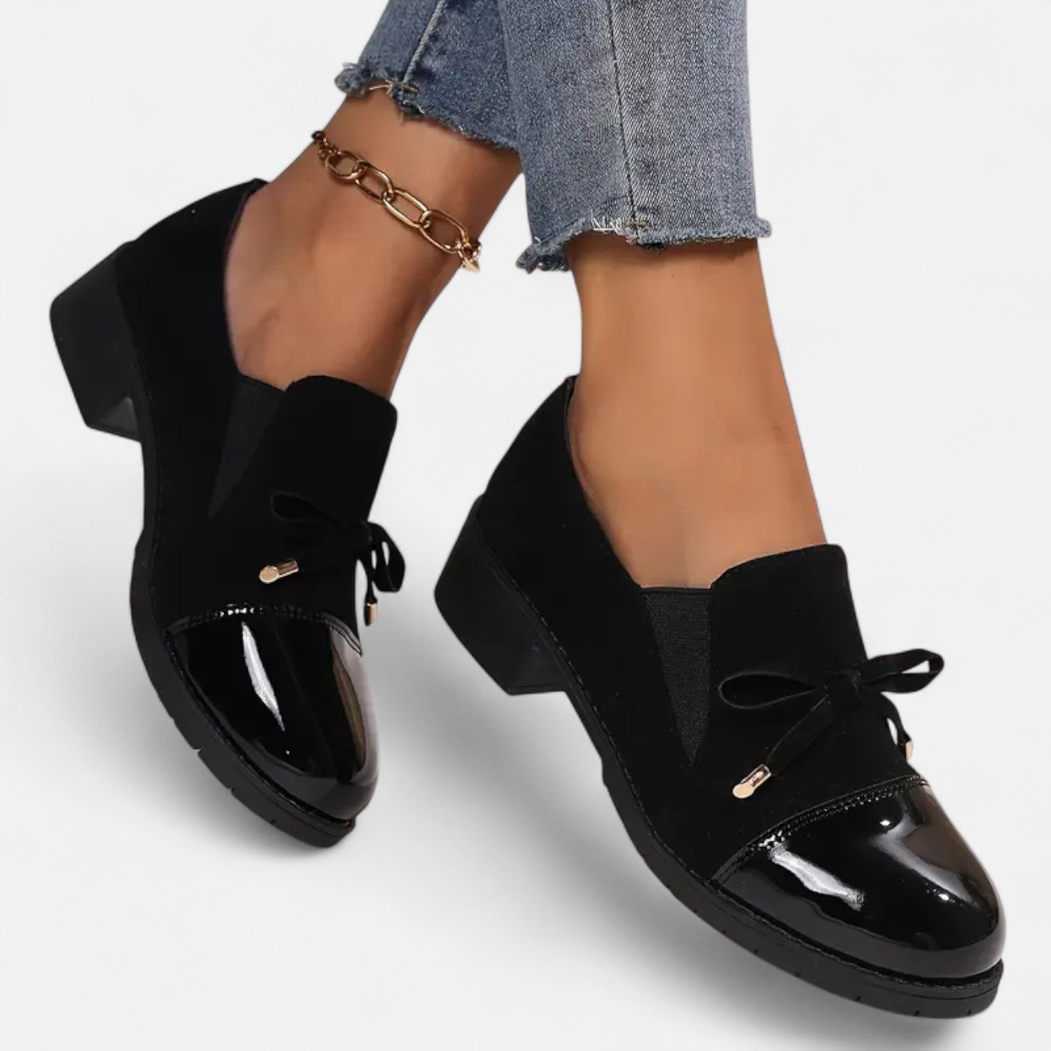 Aveline the Label | Women’s Moccasin Loafers with Bow Detail