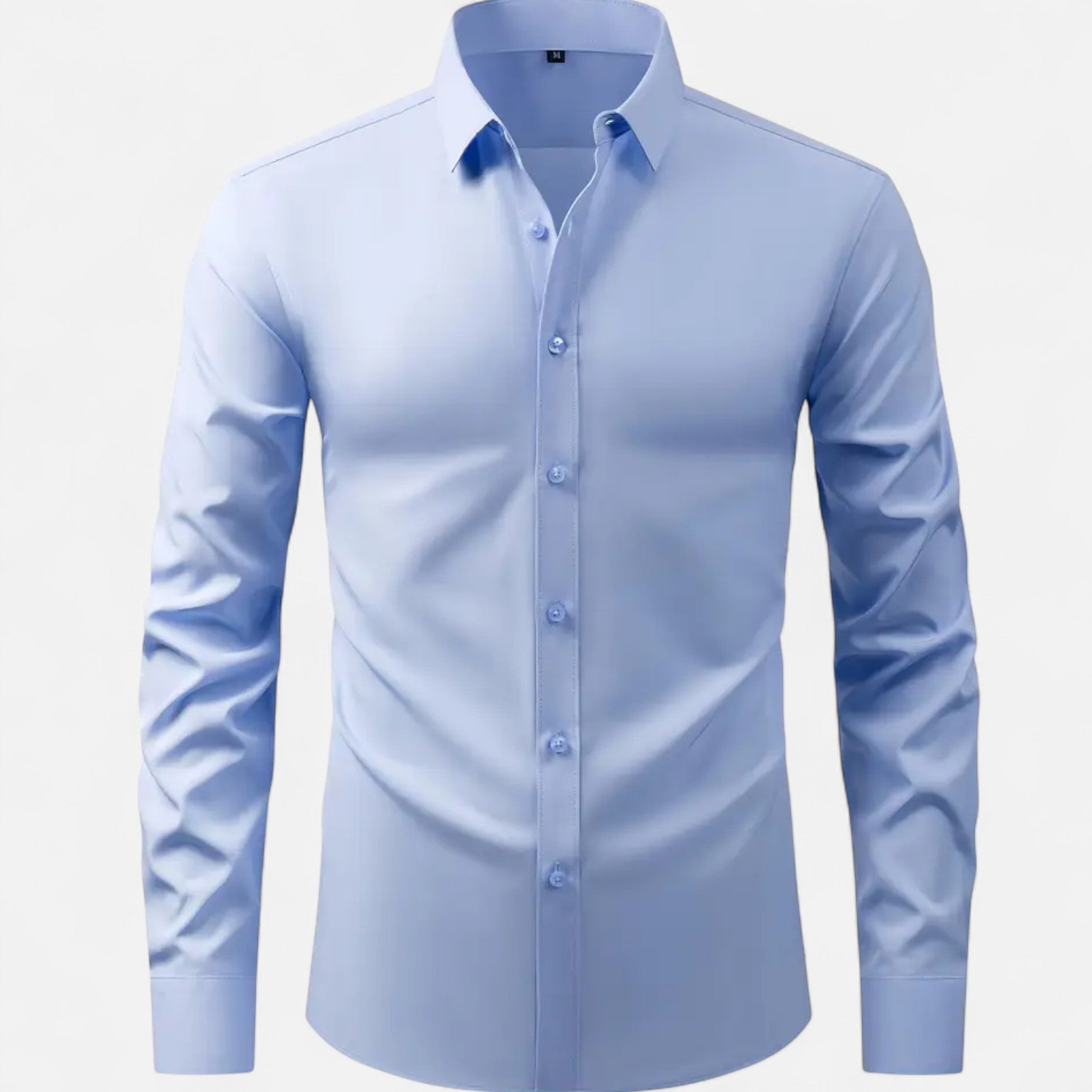 Aveline the Label | Men’s Slim-Fit Long-Sleeve Shirt with Stretch