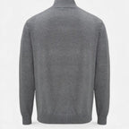 Aveline the Label | Men’s | Stand Collar Pullover – Casual Knit Sweater with Stretch