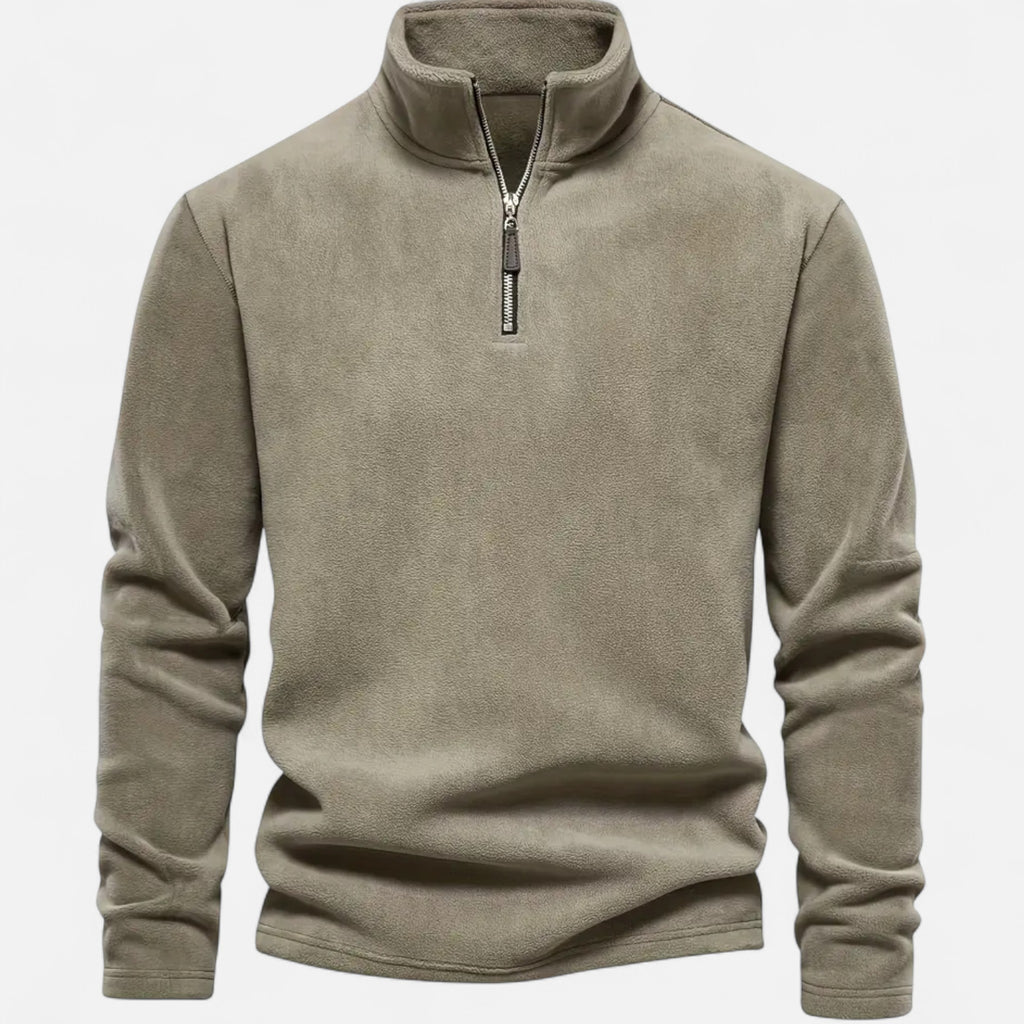 Aveline the Label | Men’s Half-Zip Long-Sleeve Sweater