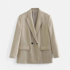 Women’s Double-Breasted Oversized Vintage Blazer