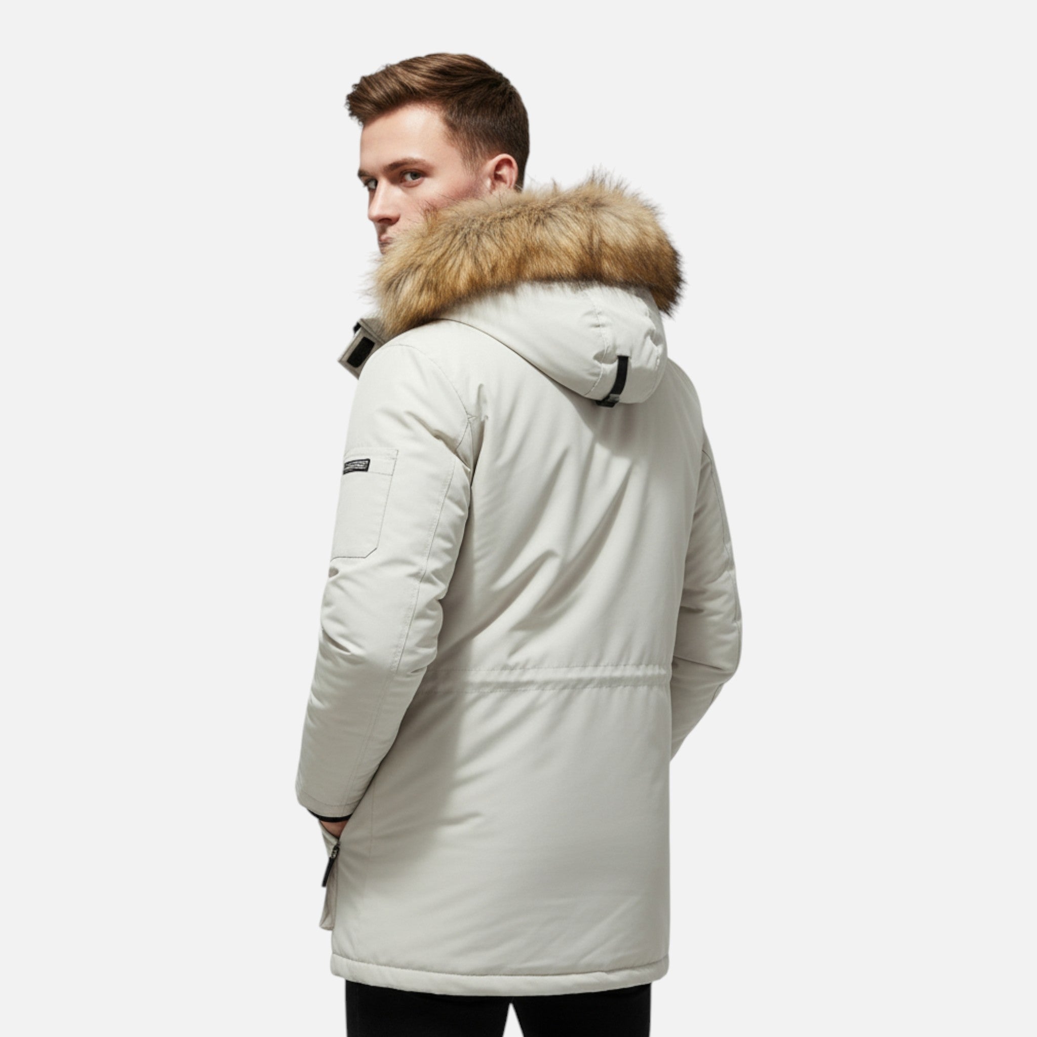 Aveline the Label | Men's Winter Parka with Hood and Fleece Lining