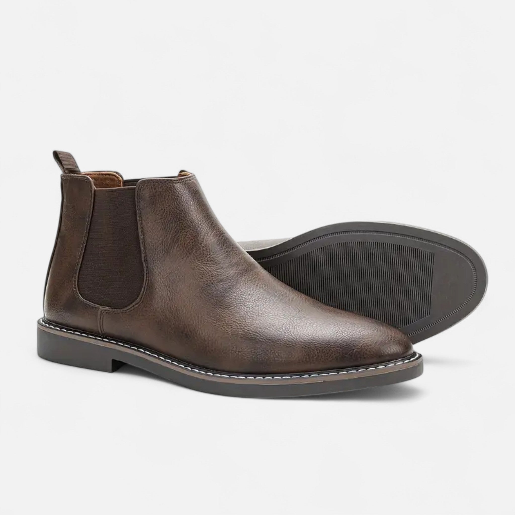Aveline the Label | Men’s Round Toe Ankle Boots