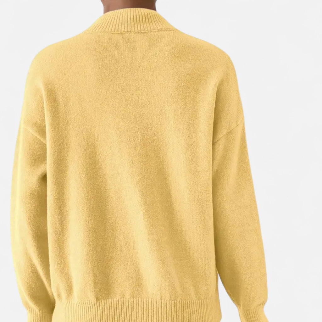 Aveline the Label | Women’s Mock Neck Long Sleeve Sweater