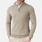 Aveline the Label | Men’s Lightweight Sweater with Quarter-Zip