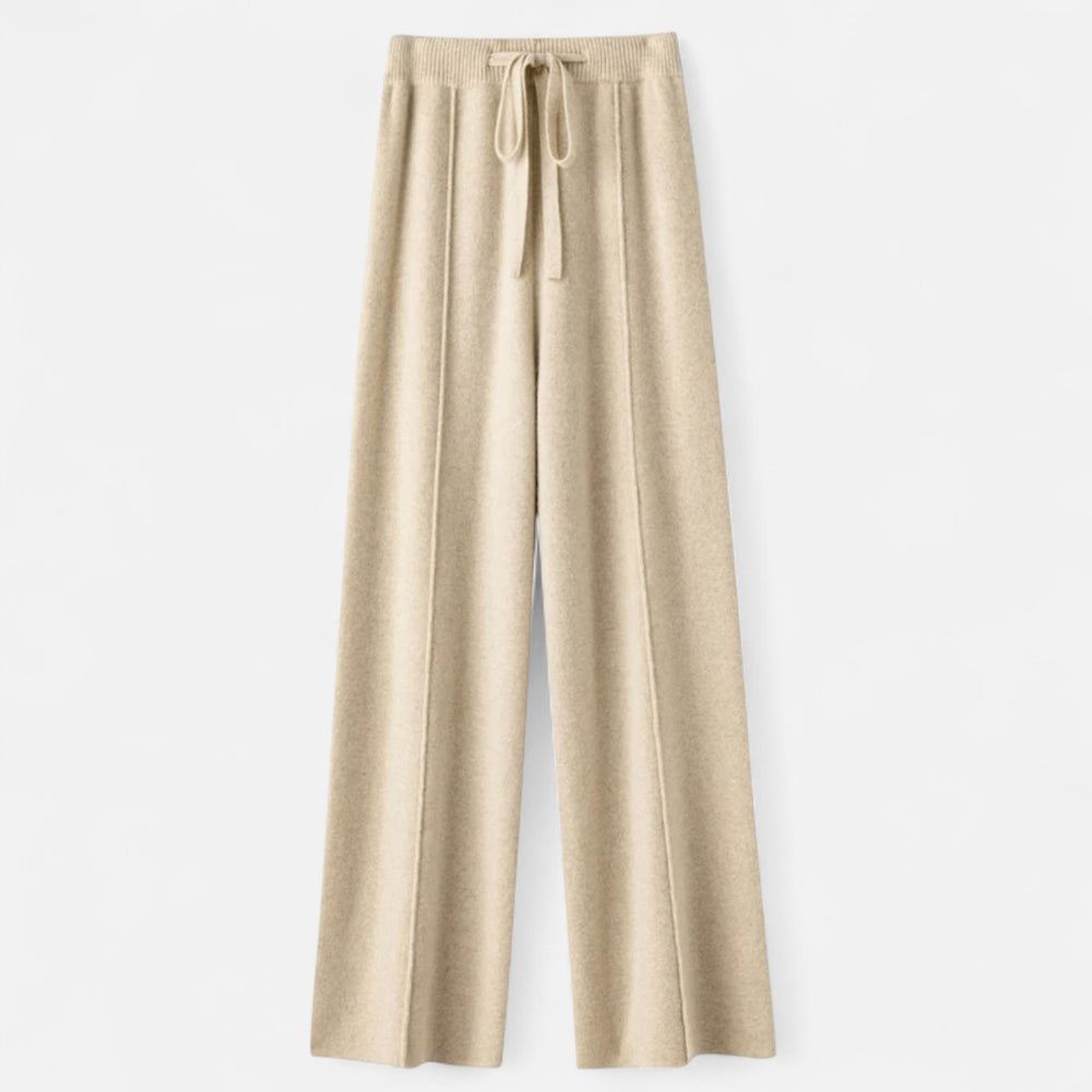 Aveline the Label | Women’s Wool Wide-Leg Knit Trousers