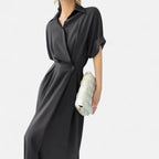 Aveline the Label | Women’s Long Shirt-Dress in Cotton-Blend