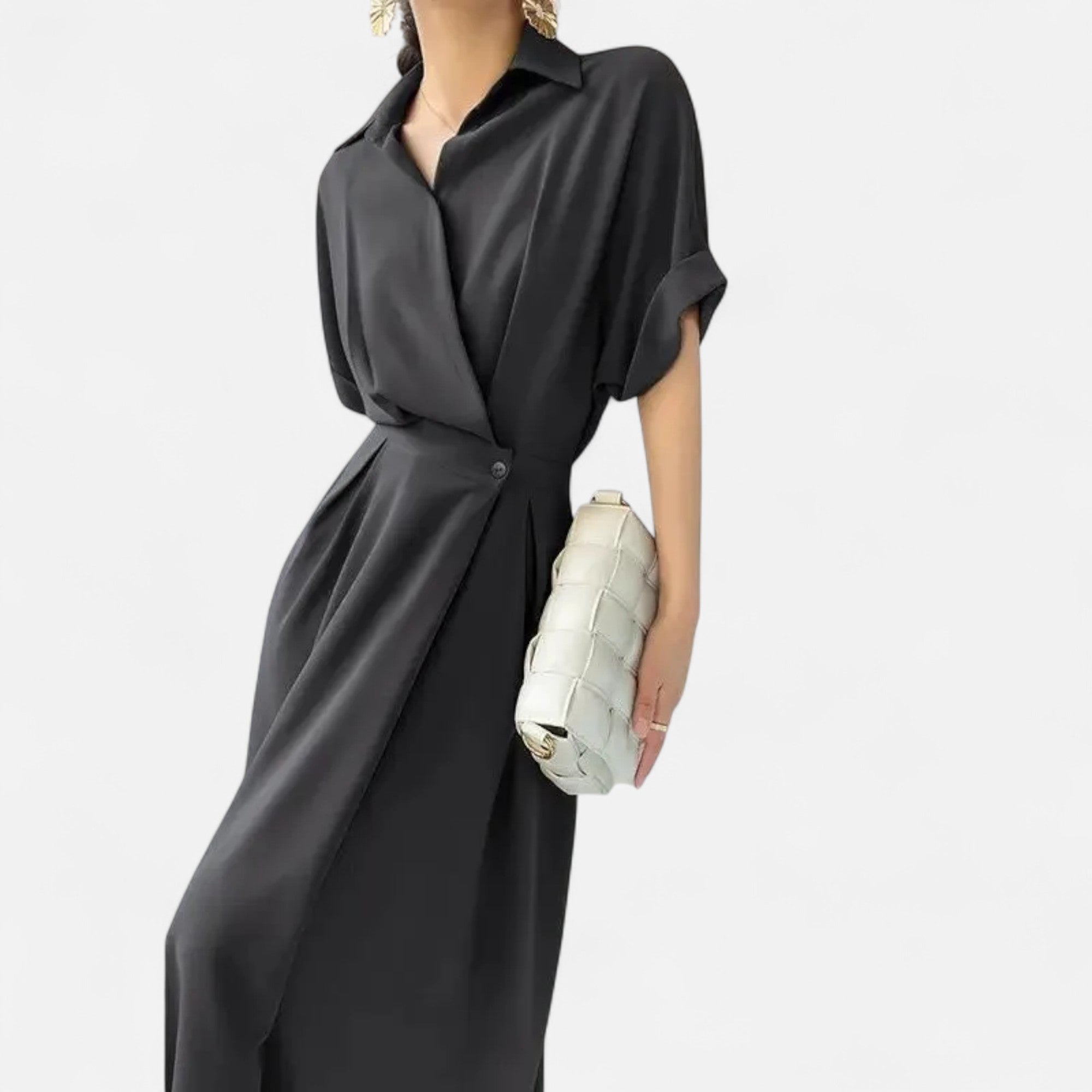 Aveline the Label | Women’s Long Shirt-Dress in Cotton-Blend