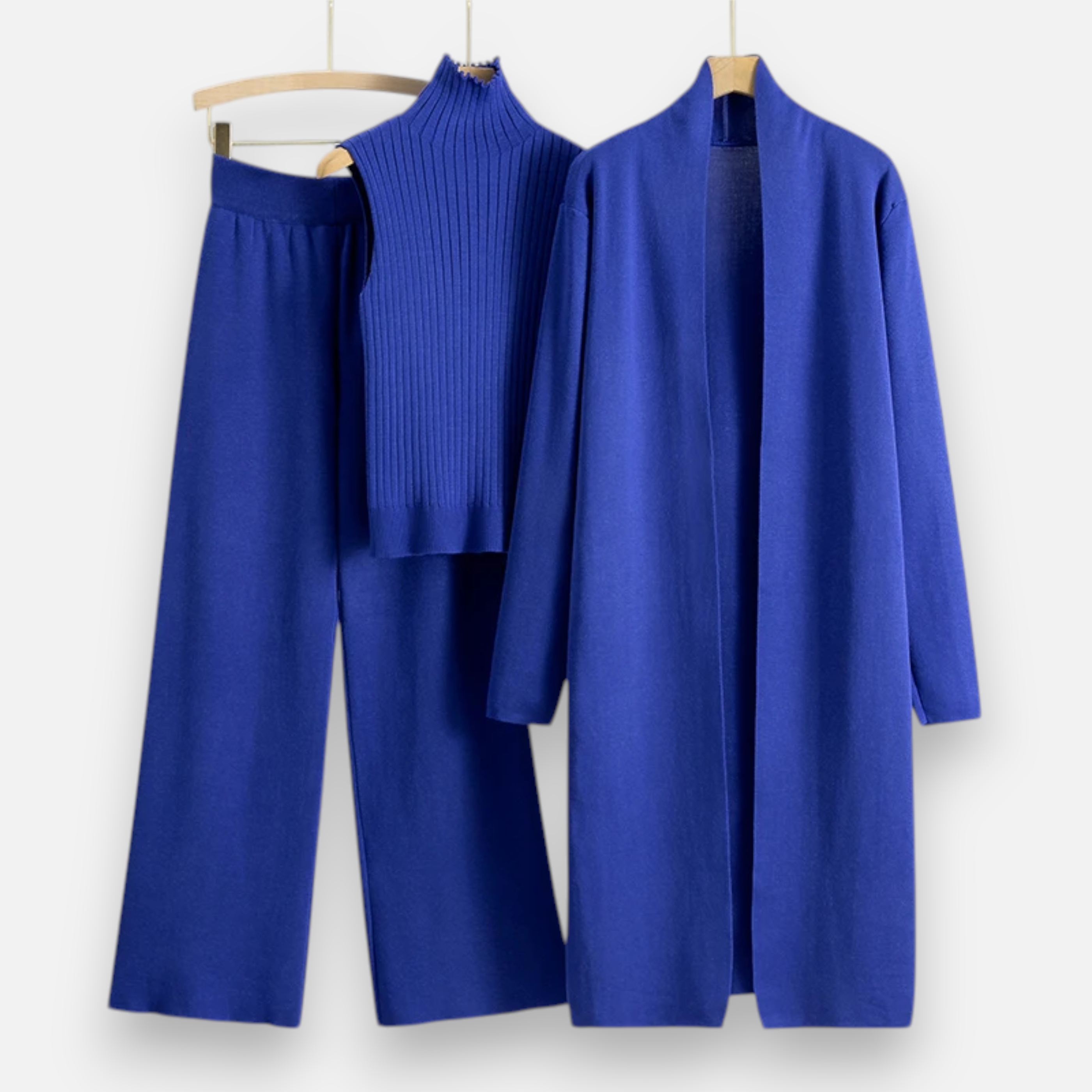 Aveline the Label | Women’s Soft Knitted 3-Piece Cardigan Set