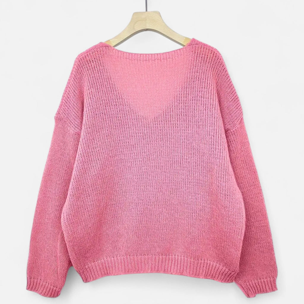 Aveline the Label | Women’s V-Neck Pullover Sweater