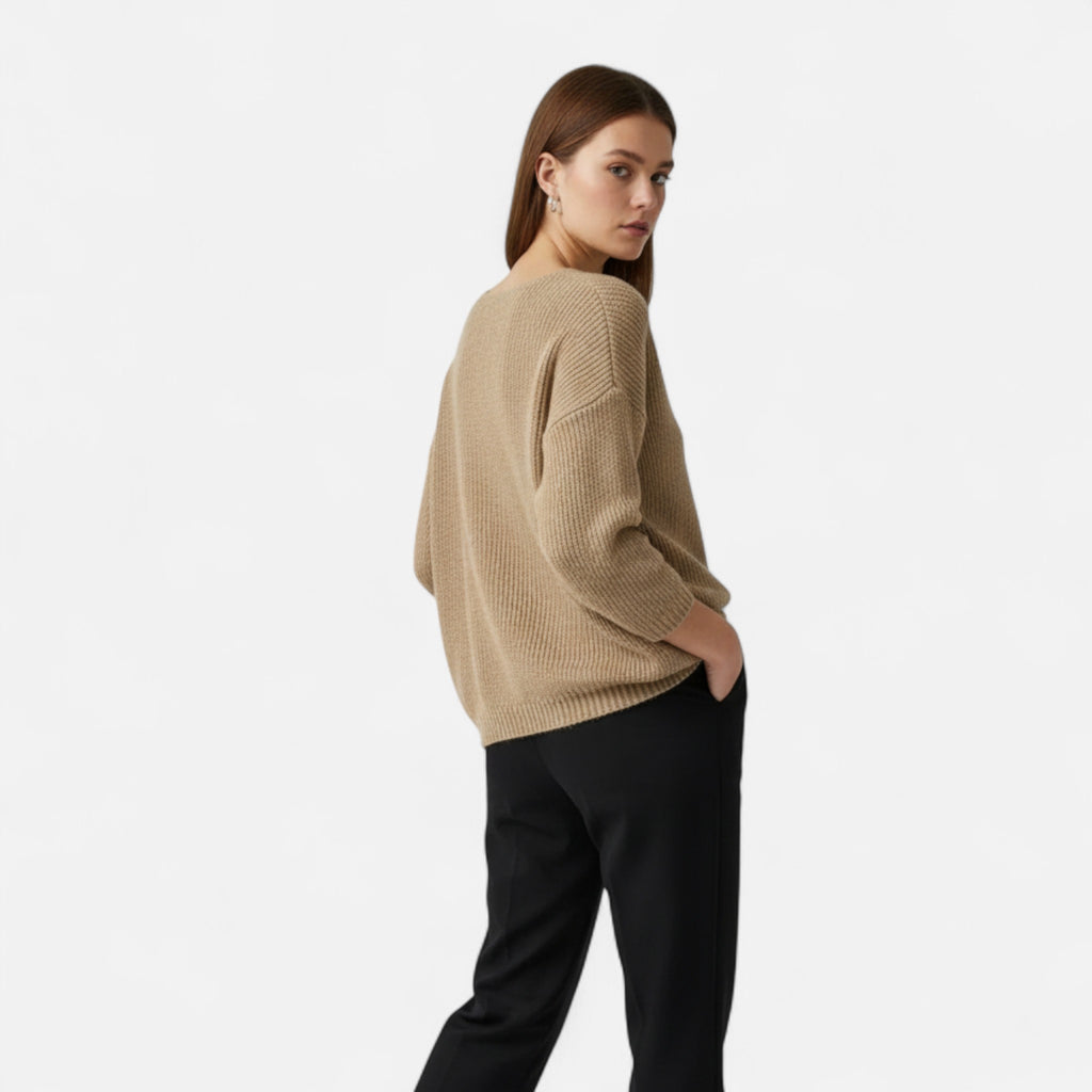 Aveline the Label | Women’s V-Neck Pullover Sweater