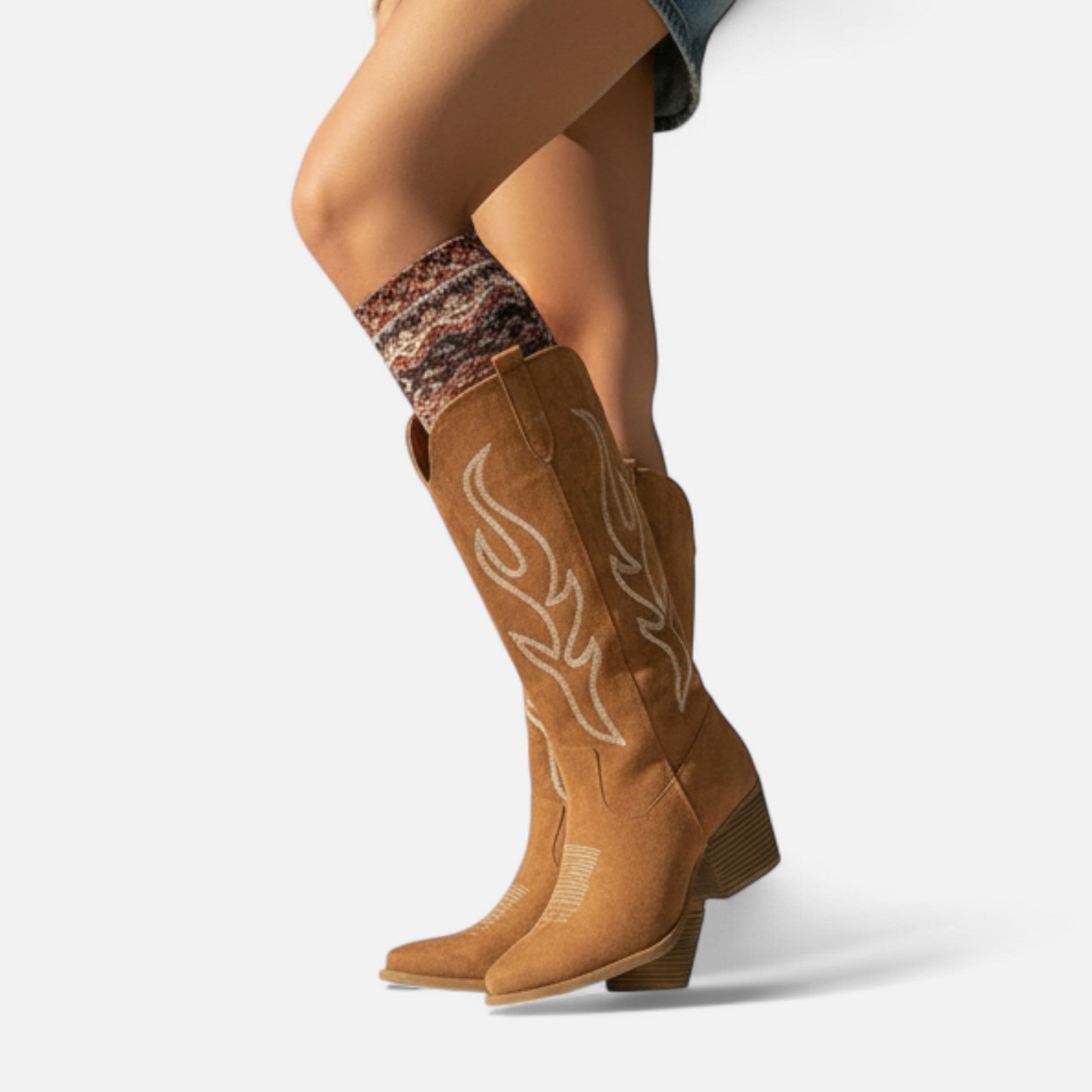 Aveline the Label | Women’s Chunky Heel Cowboy Boots