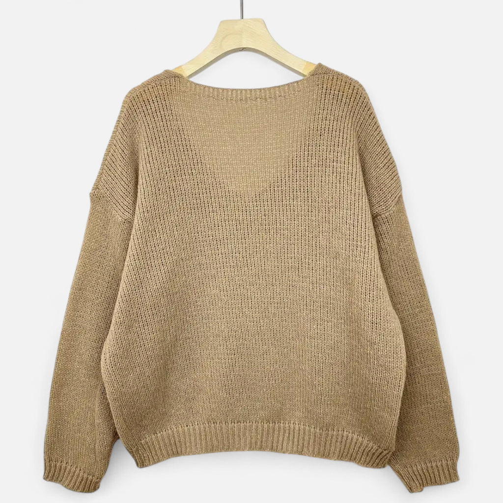Aveline the Label | Women’s V-Neck Pullover Sweater