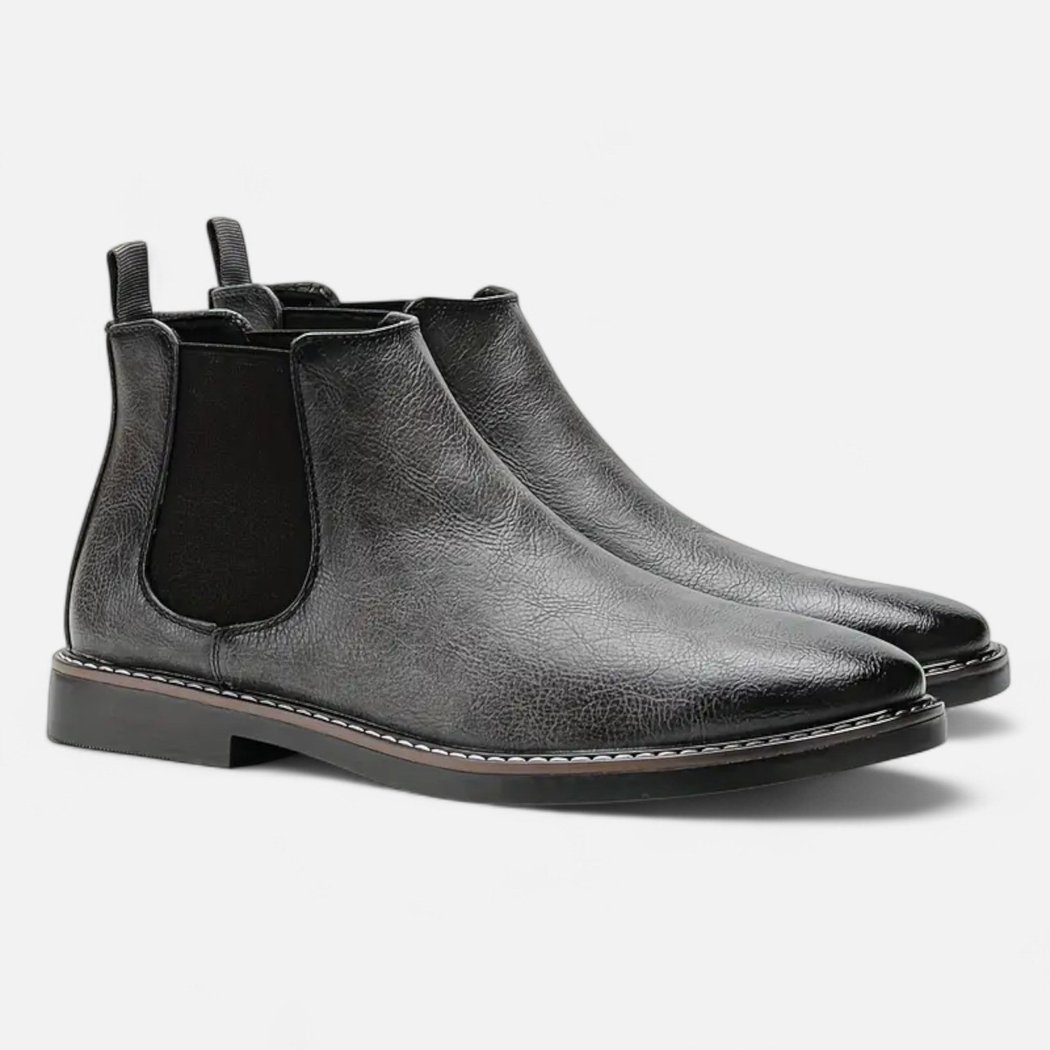 Aveline the Label | Men’s Round Toe Ankle Boots
