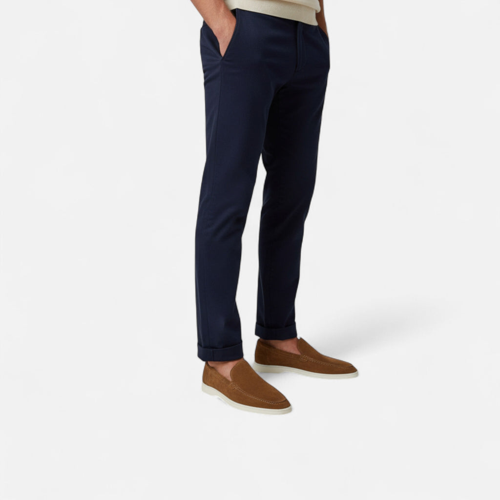 Aveline the Label | Men’s Suede Loafers Slip-On Dress Shoes