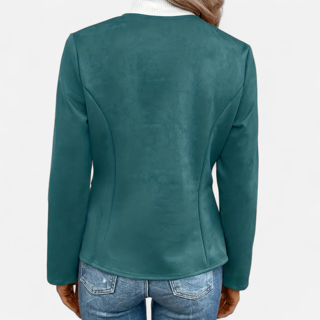 Aveline the Label | Women’s Cropped Jacket with Zipper