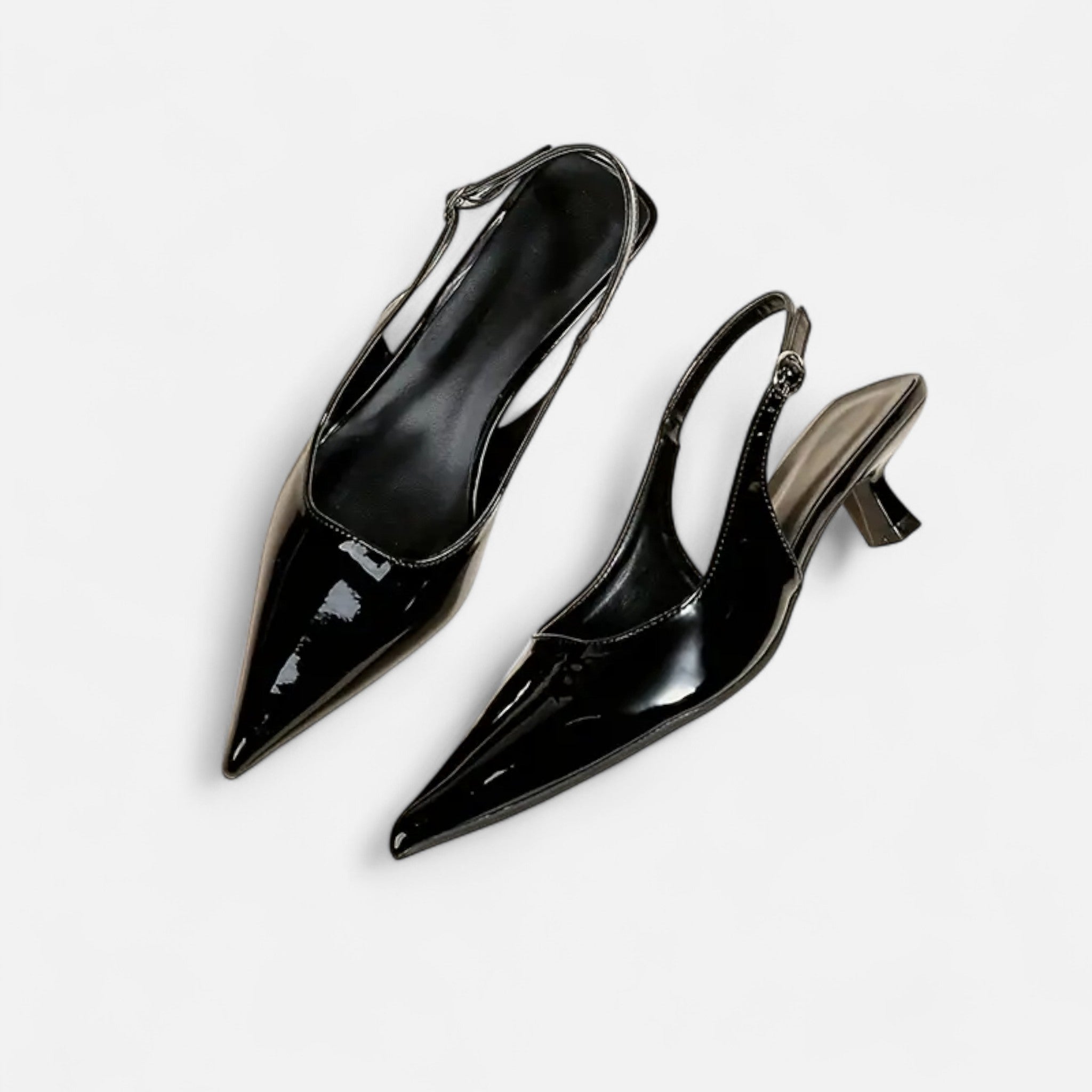 Aveline the Label | Women’s Pointed-Toe Kitten Heel Sandals