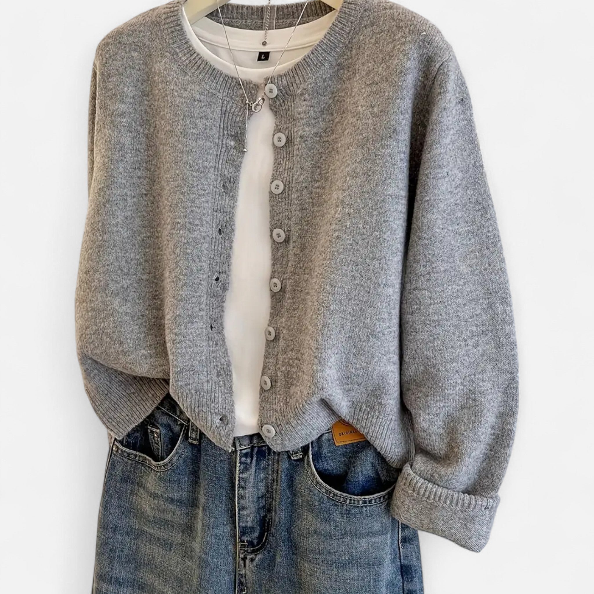 Aveline the Label | Women’s Button-Front Long Sleeve Cardigan