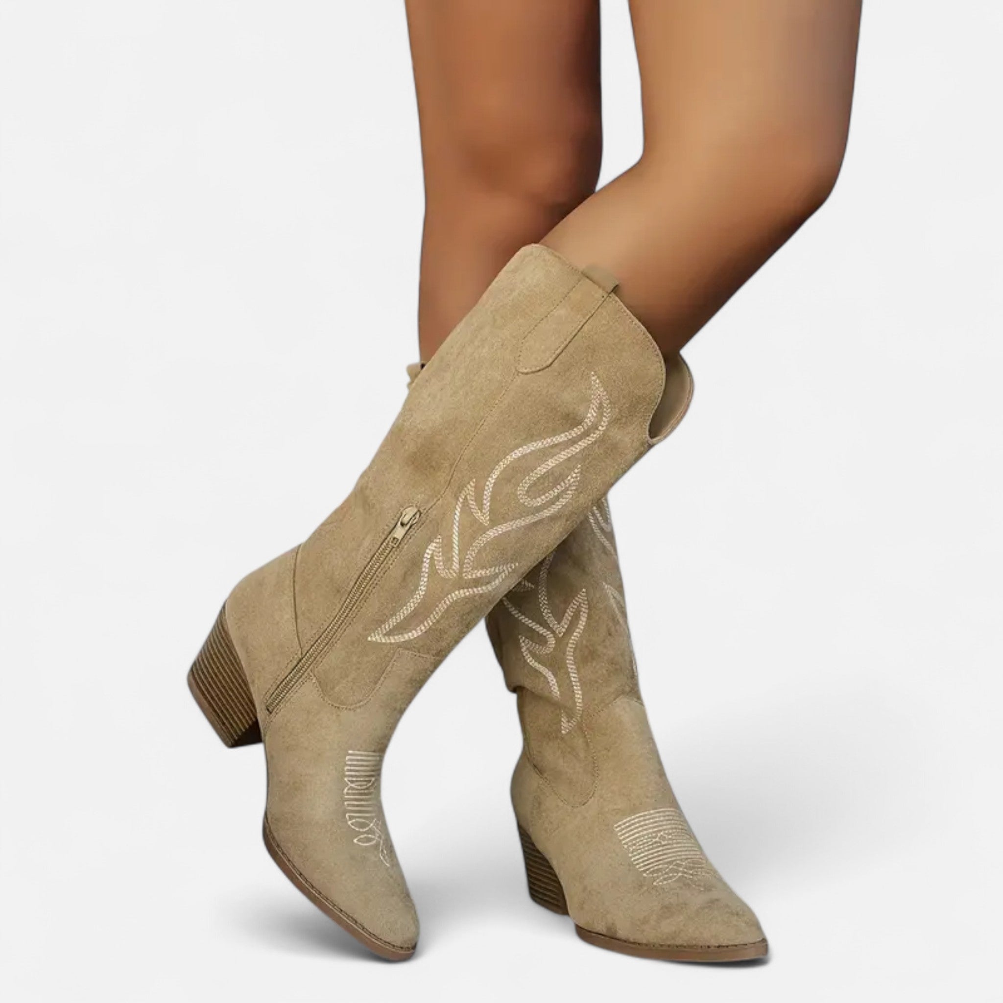Aveline the Label | Women’s Chunky Heel Cowboy Boots