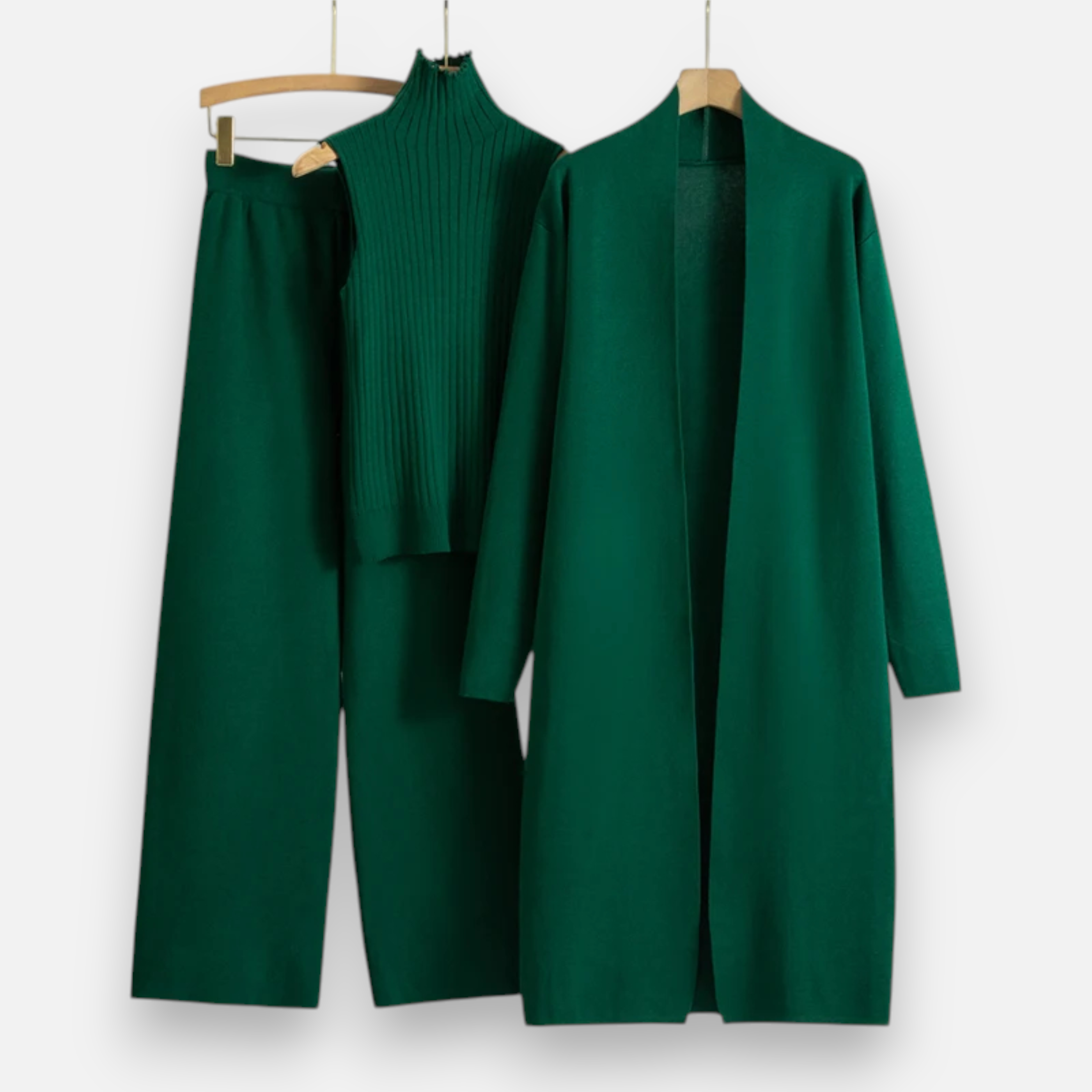 Aveline the Label | Women’s Soft Knitted 3-Piece Cardigan Set