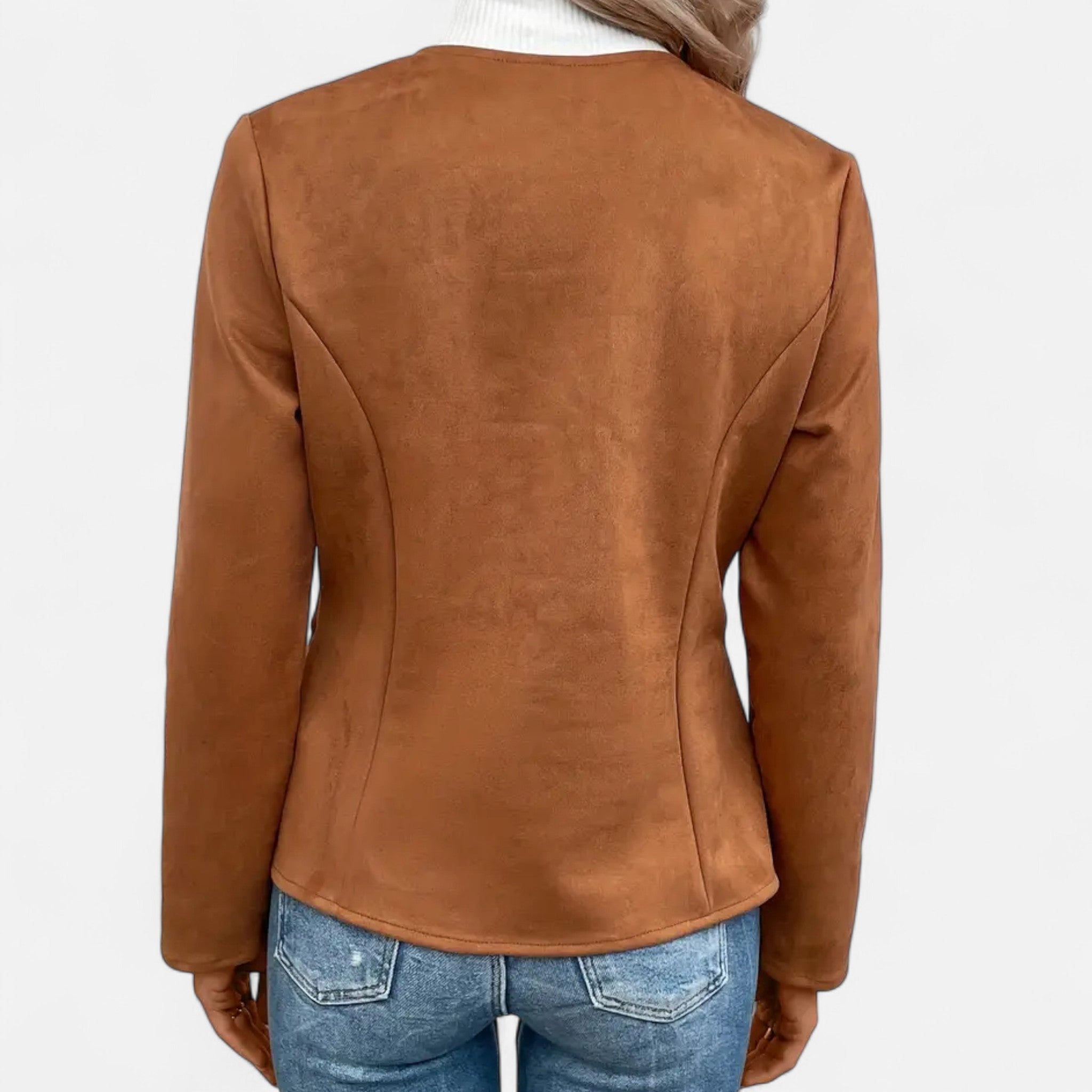 Aveline the Label | Women’s Cropped Jacket with Zipper