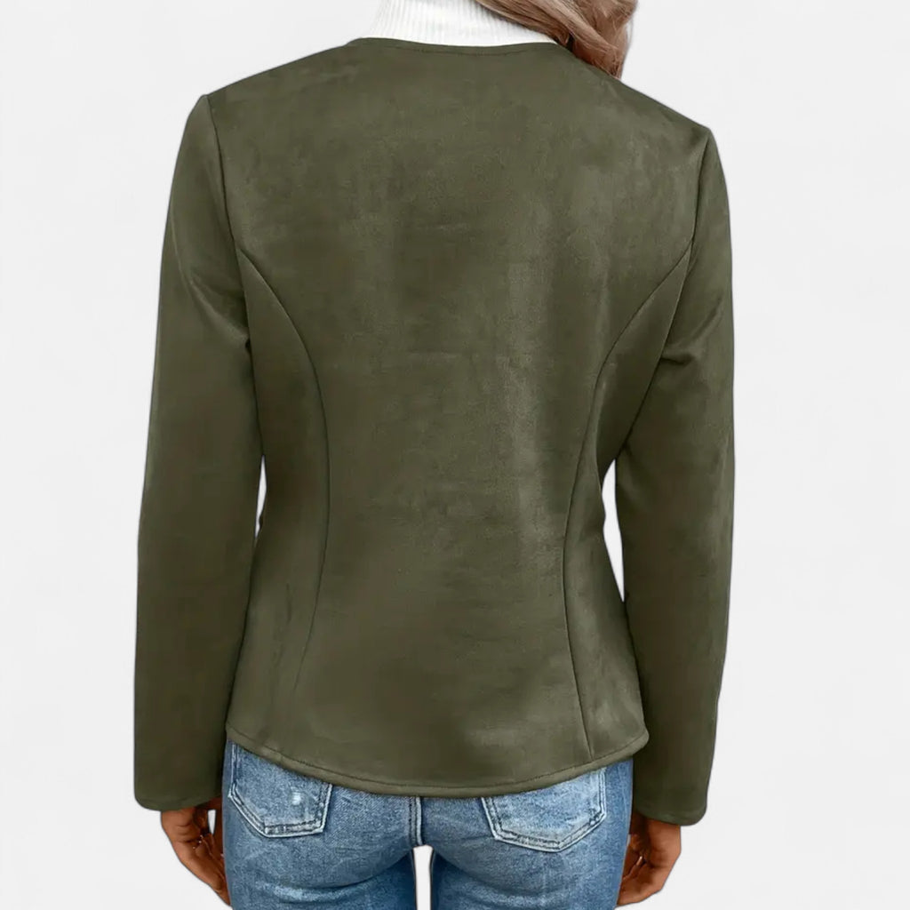 Aveline the Label | Women’s Cropped Jacket with Zipper