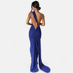 Aveline the Label | Women’s Backless Scarf-Tie Evening Dress