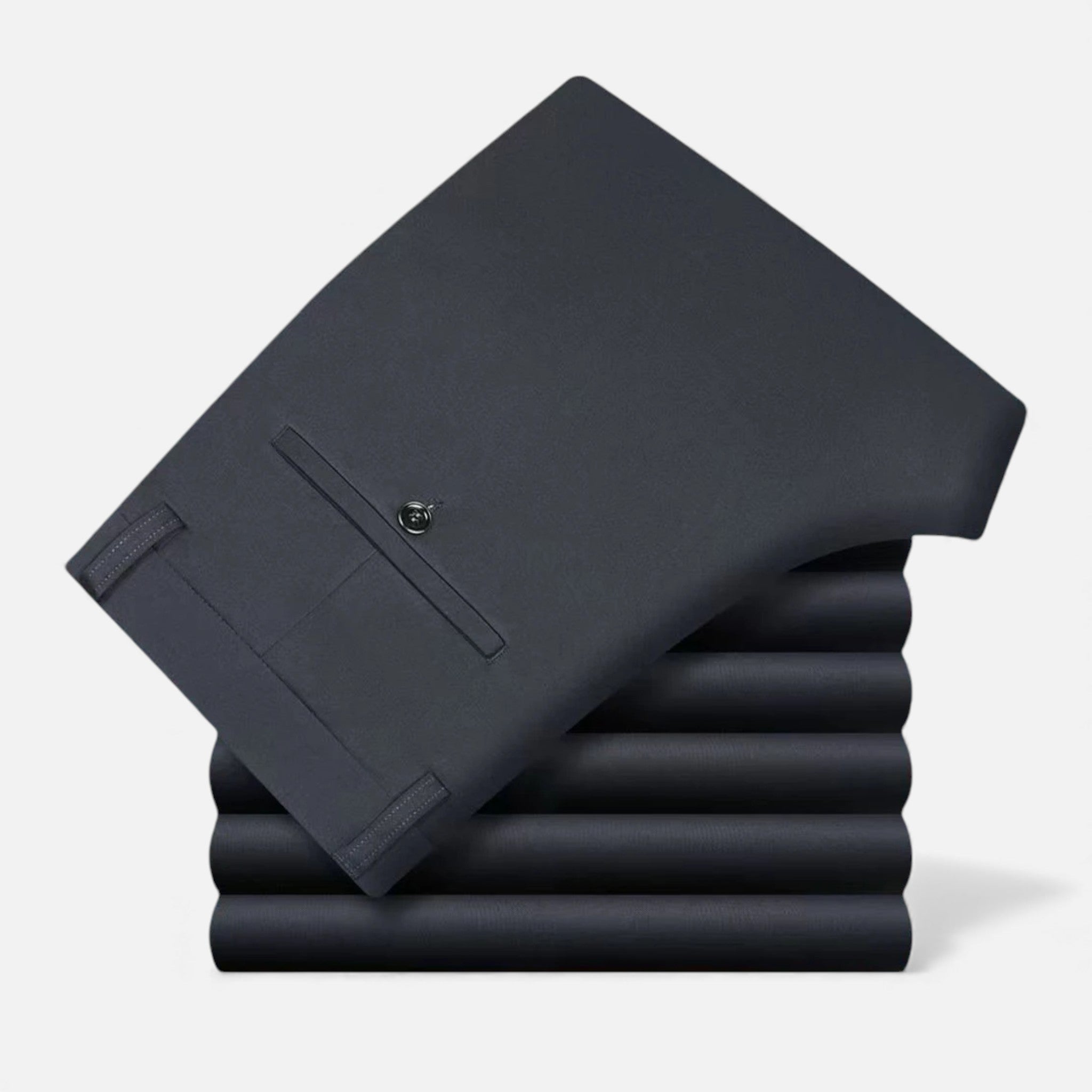 Aveline the Label | Men’s Black Stretch Pants Smart Casual