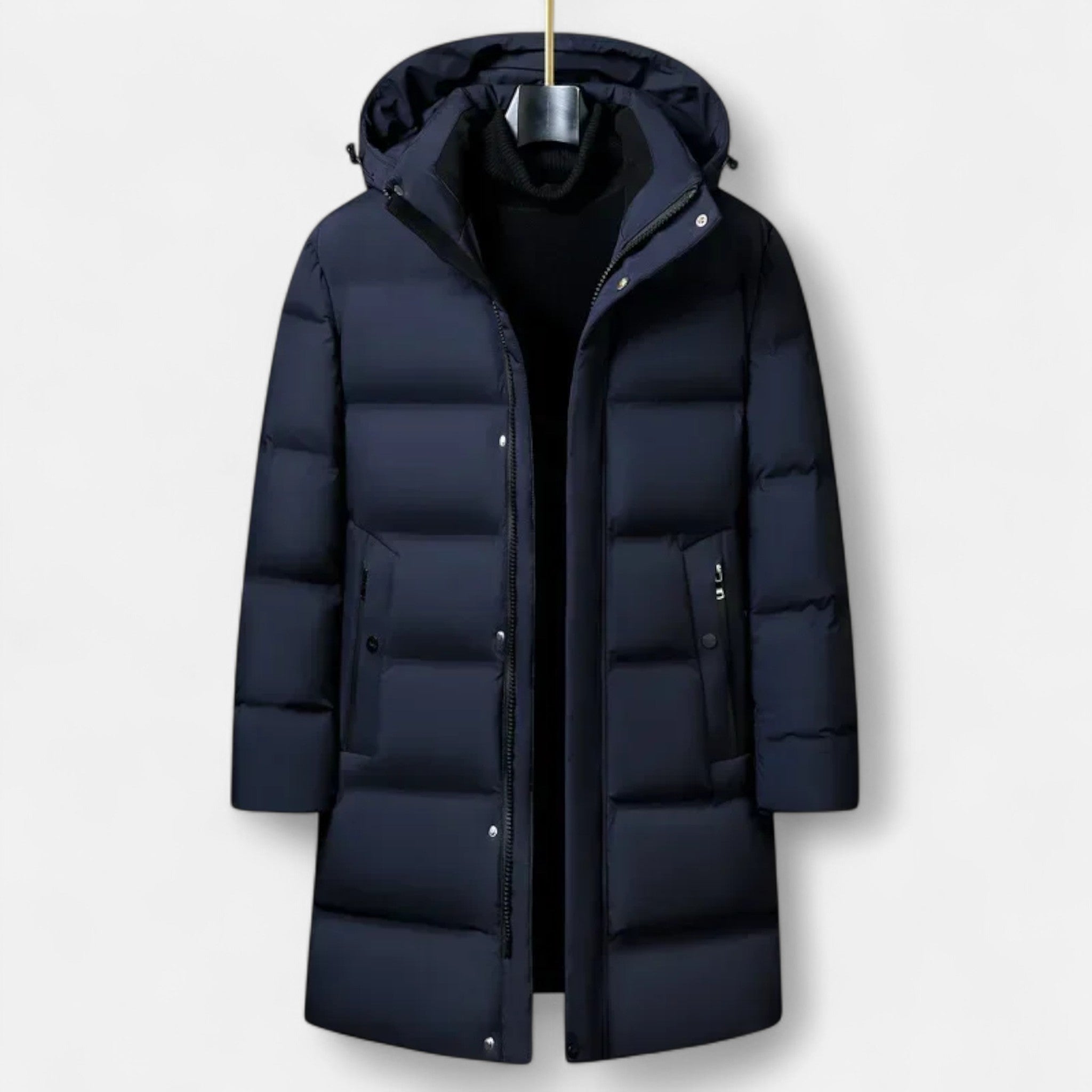 Aveline the Label | Men’s Premium Winter Down Parka – Hooded Insulated Elegance