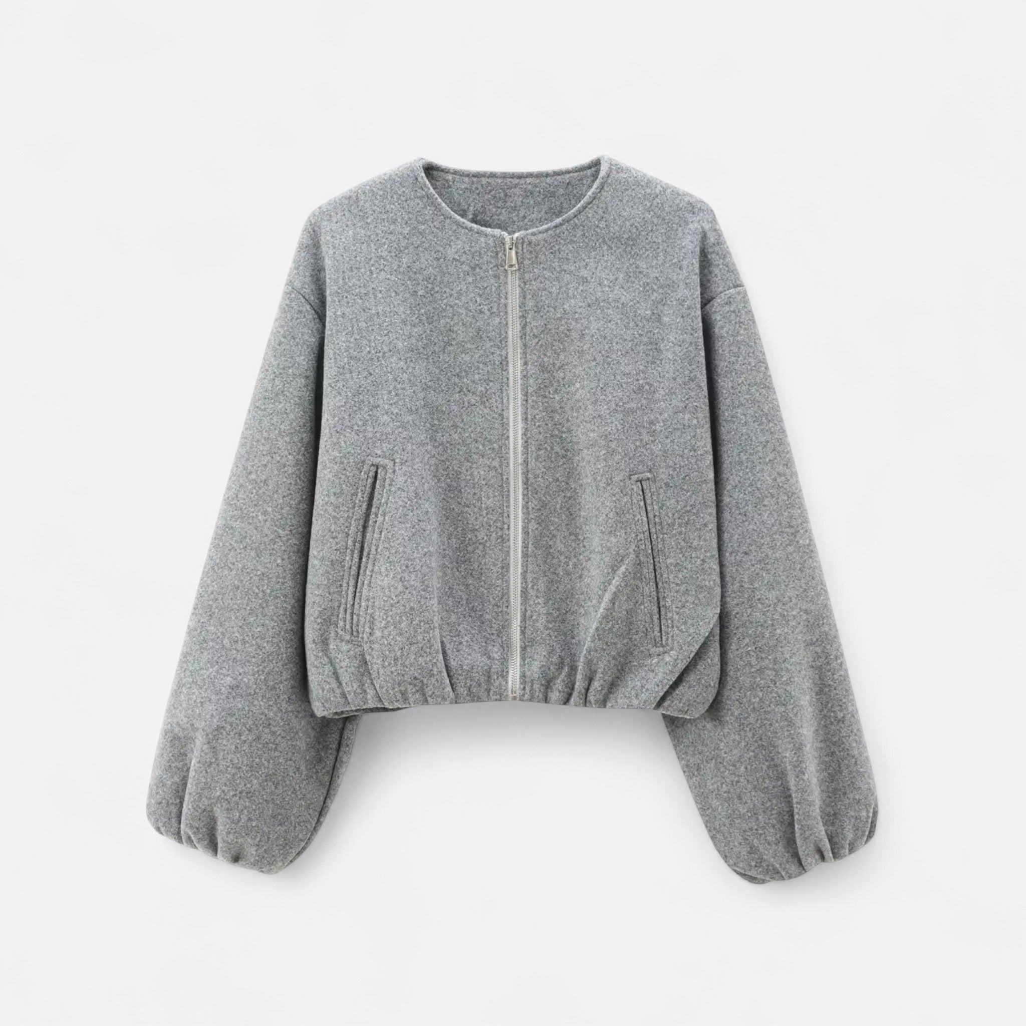 Aveline the Label | Women’s Retro Round-Neck Autumn/Winter Jacket