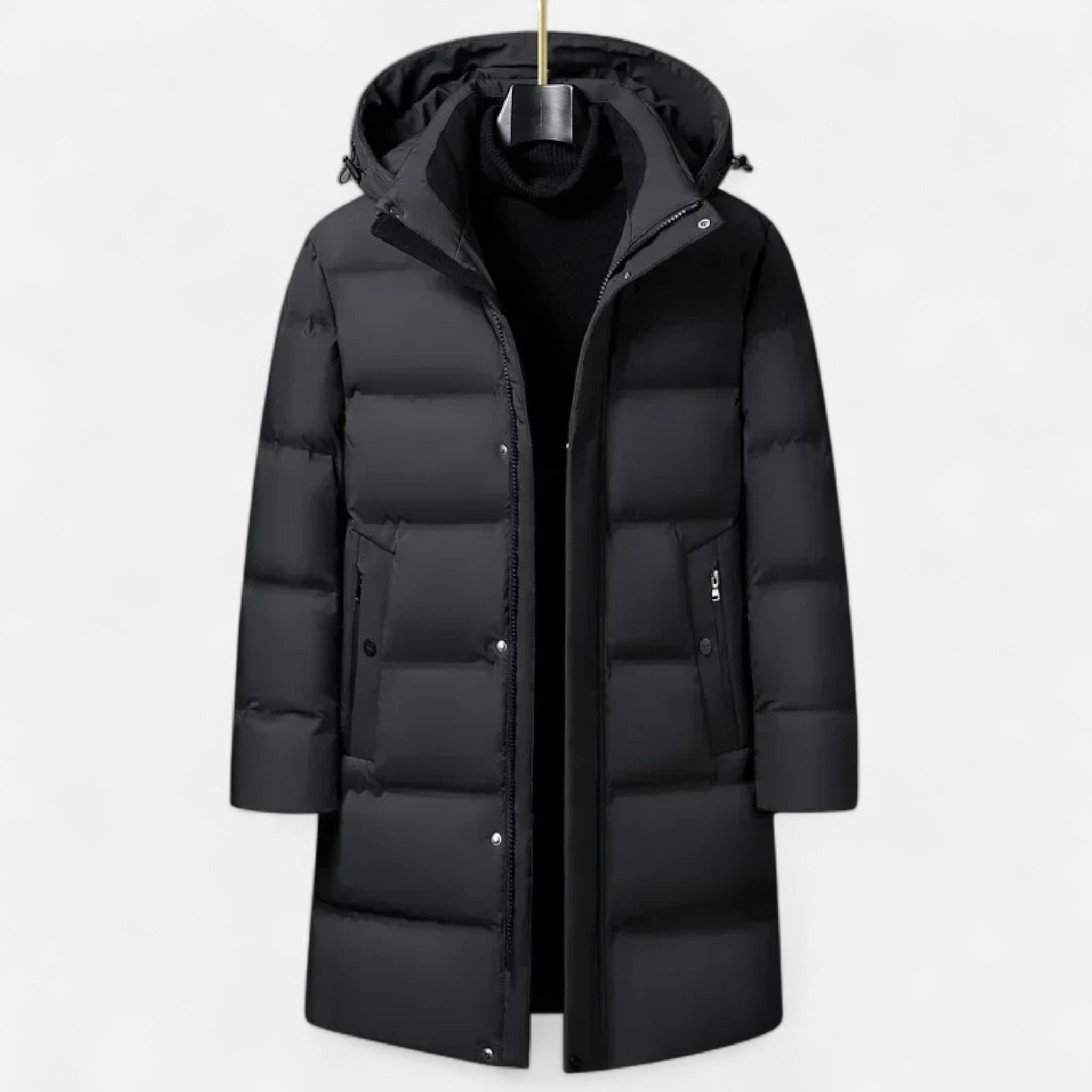 Aveline the Label | Men’s Premium Winter Down Parka – Hooded Insulated Elegance