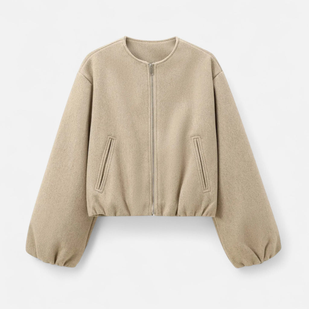 Aveline the Label | Women’s Retro Round-Neck Autumn/Winter Jacket