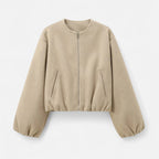 Aveline the Label | Women’s Retro Round-Neck Autumn/Winter Jacket