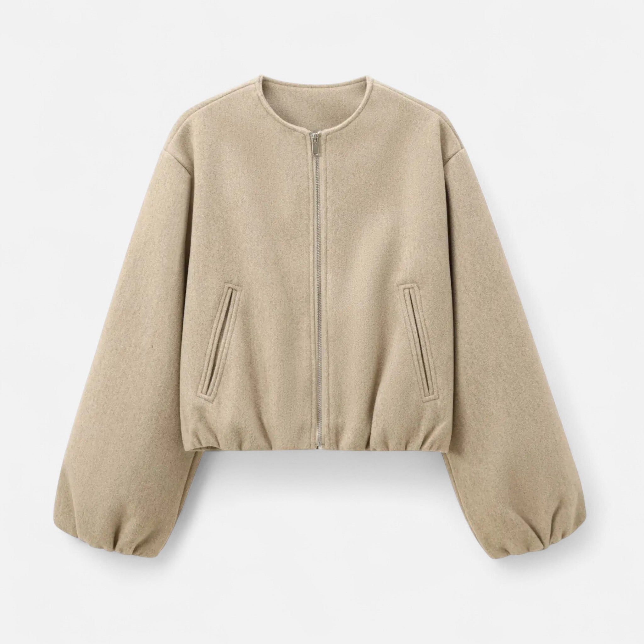 Aveline the Label | Women’s Retro Round-Neck Autumn/Winter Jacket