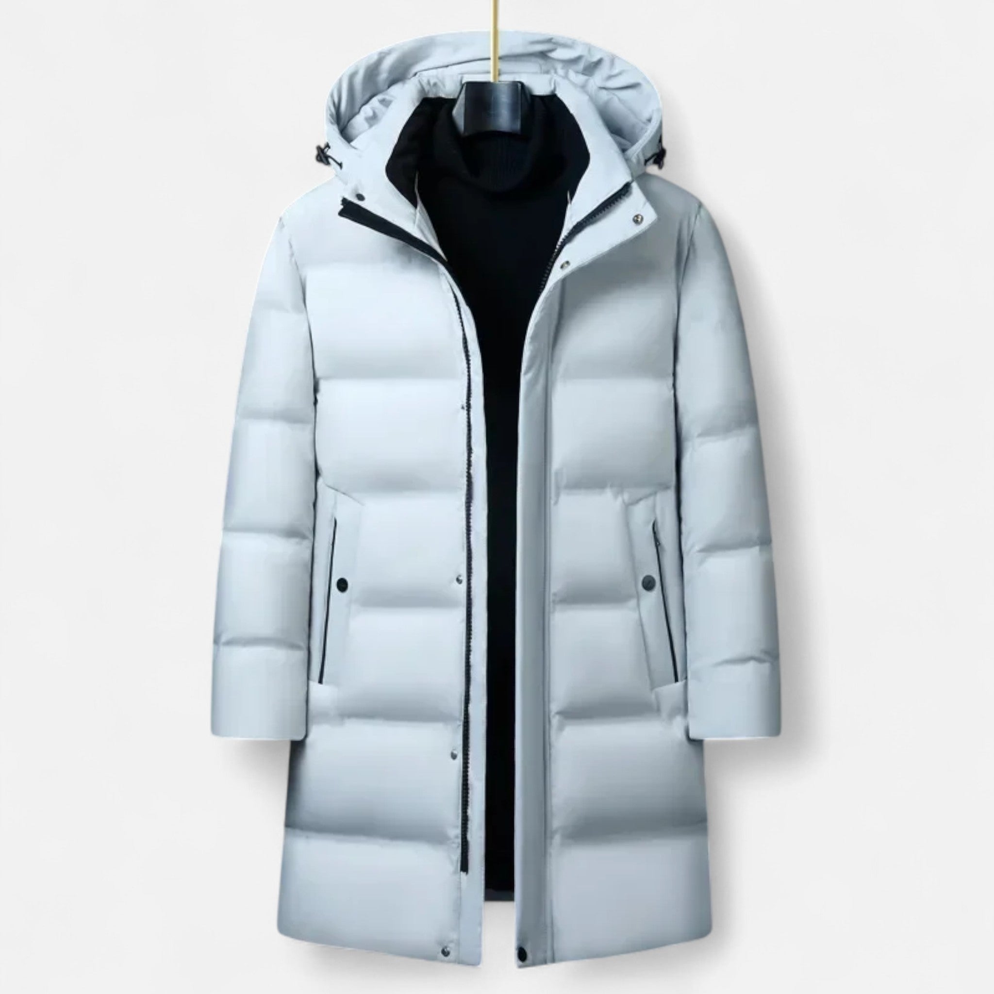 Aveline the Label | Men’s Premium Winter Down Parka – Hooded Insulated Elegance