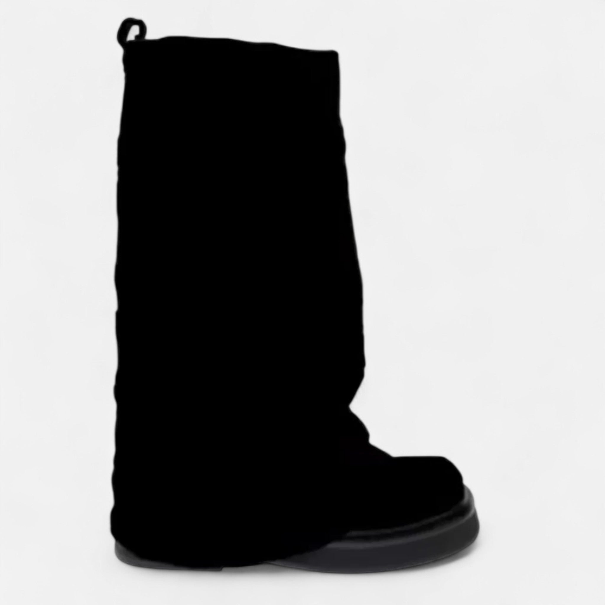 Aveline the Label | Women’s Tall Pleated Boots with a Thick Sole