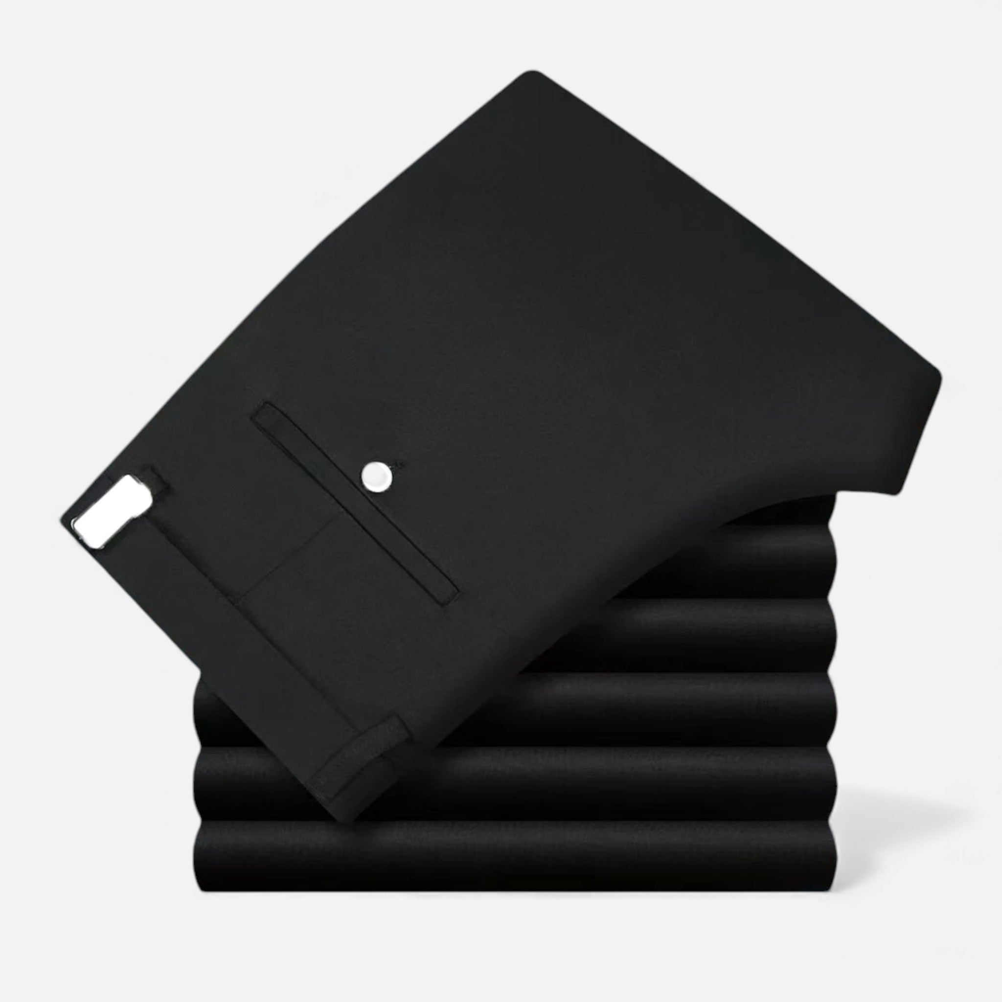 Aveline the Label | Men’s Black Stretch Pants Smart Casual