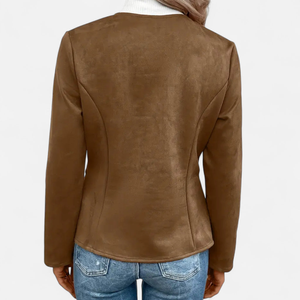 Aveline the Label | Women’s Cropped Jacket with Zipper