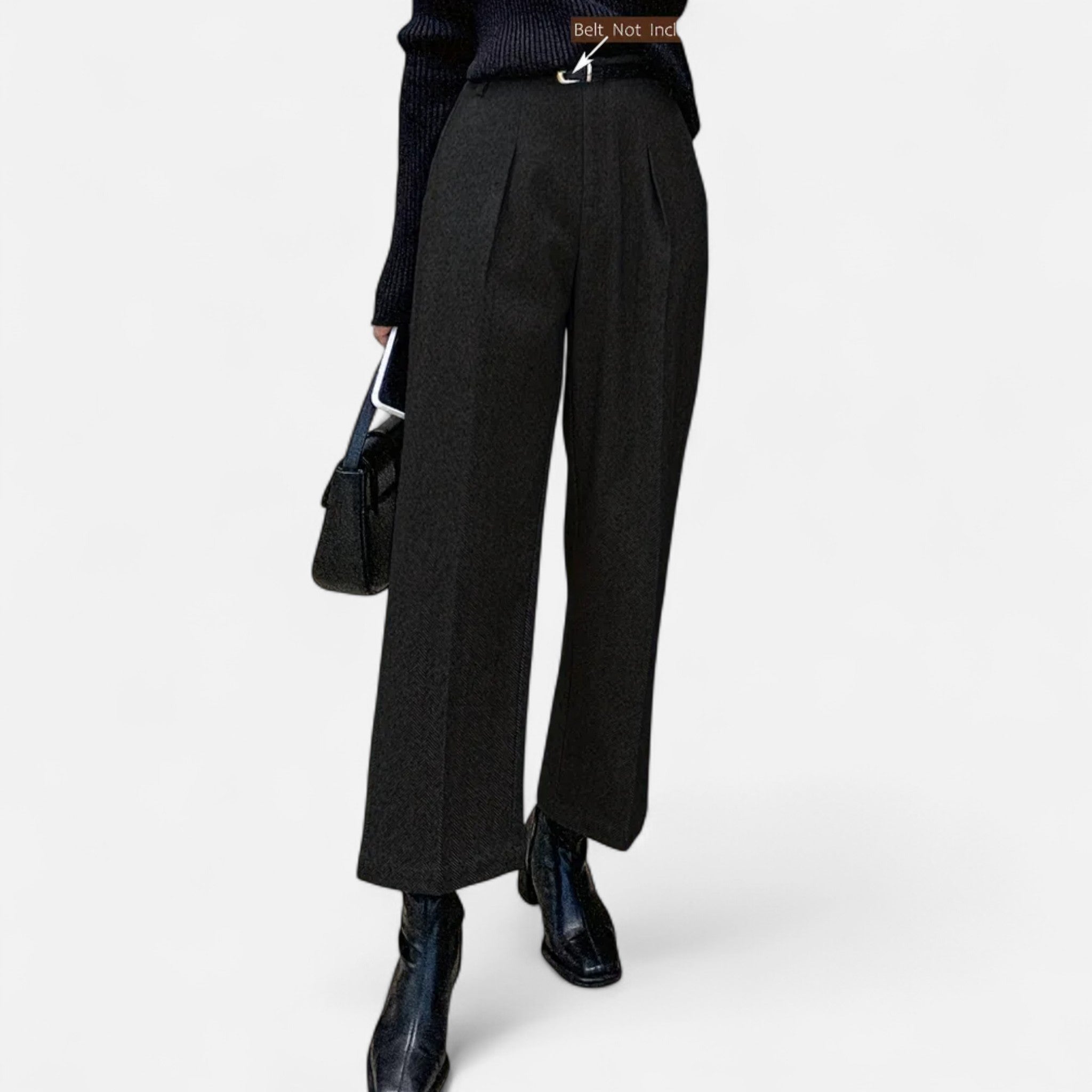 Aveline the Label | Women’s High-Waist Straight Wide-Leg Trousers