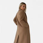 Aveline the Label | Women’s Long Double-Breasted Winter Coat with Belt
