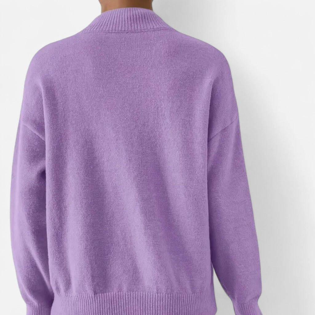 Aveline the Label | Women’s Mock Neck Long Sleeve Sweater