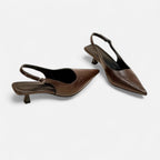 Aveline the Label | Women’s Pointed-Toe Kitten Heel Sandals