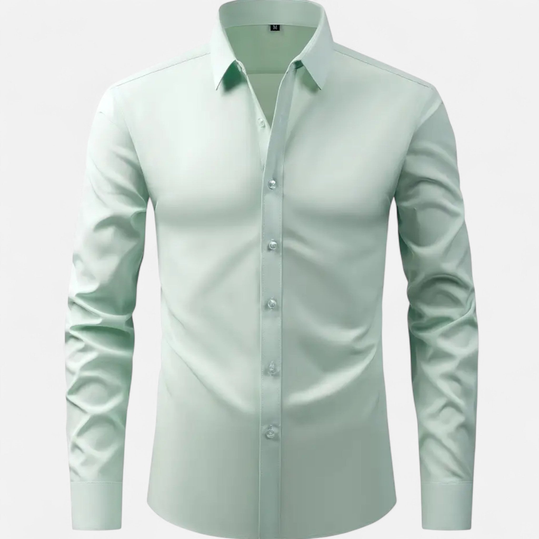Aveline the Label | Men’s Slim-Fit Long-Sleeve Shirt with Stretch